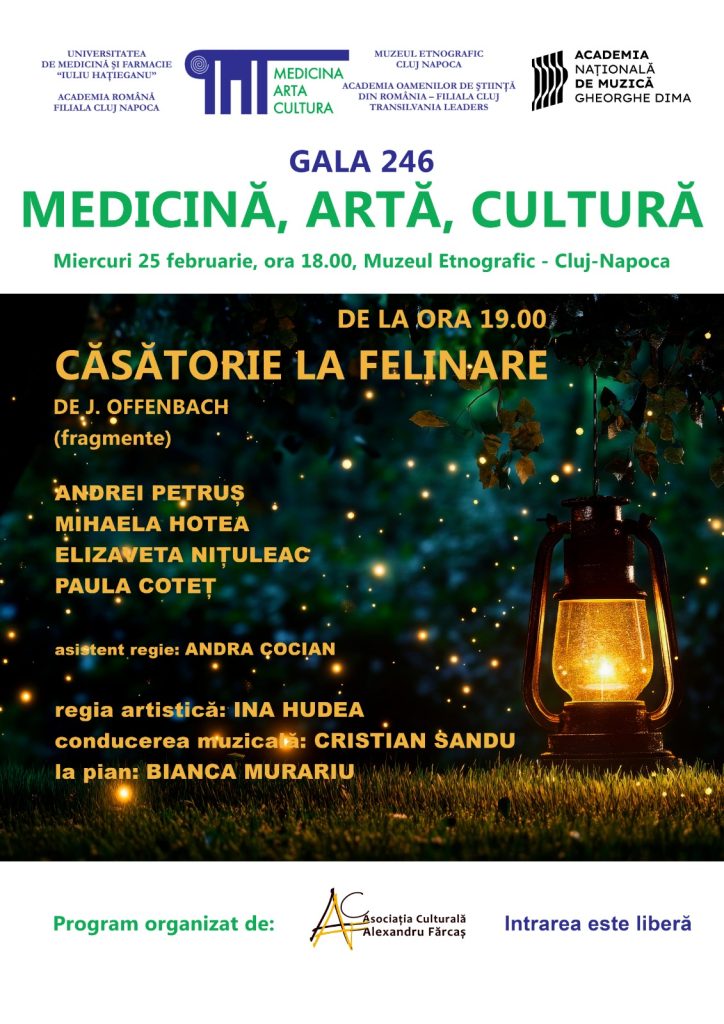 Read more about the article Gala 246 – Medicină, Artă, Cultură (25 februarie 2026)