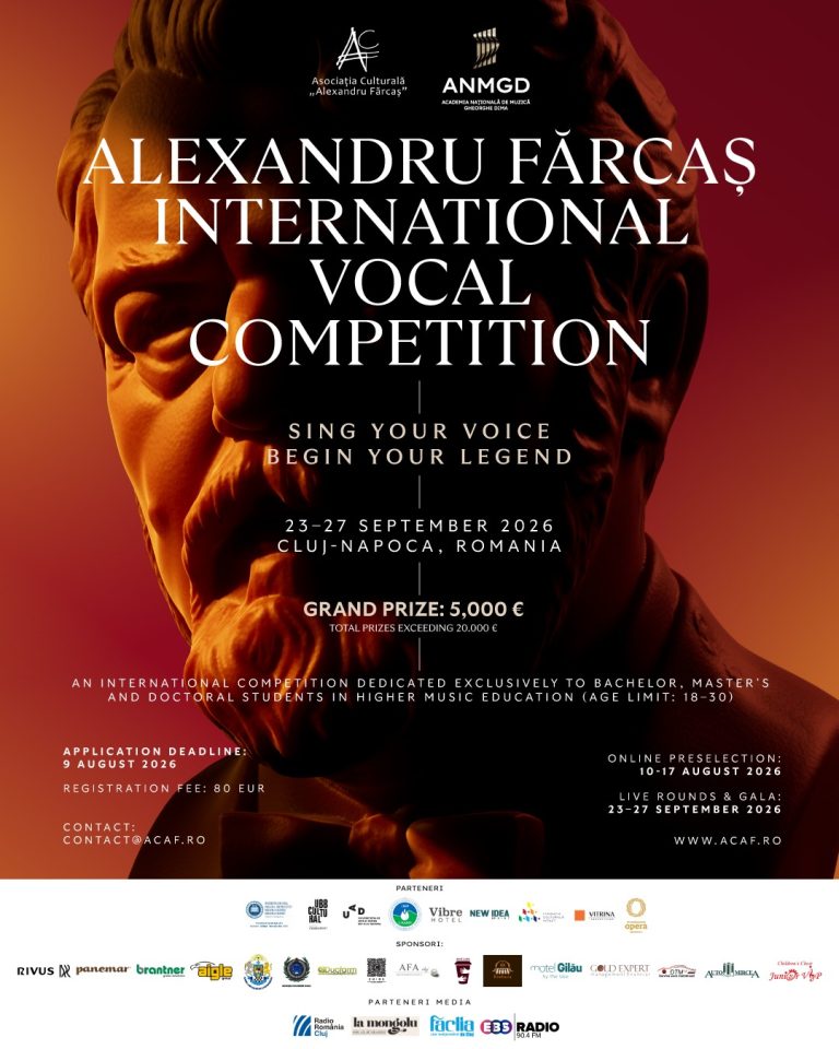 Read more about the article 2026 „Alexandru Fărcaș” International Vocal Competition