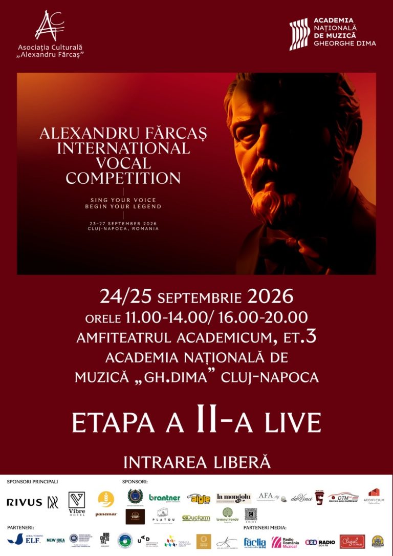 Read more about the article Etapa a II-a – Alexandru Fărcaș International Vocal Competition (24/25 septembrie 2026)